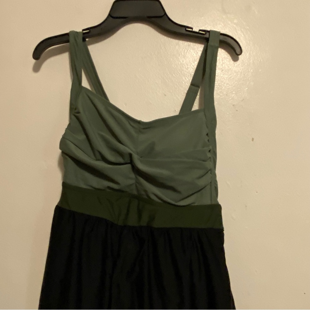 BloomChic Green Black Swim Suit One Piece Women’s Size 18-20 Whimsigoth New